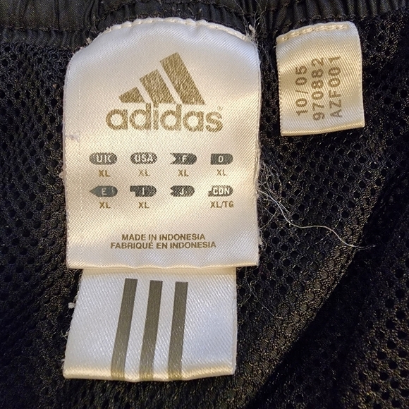 Adidas Track Joggers Vintage Y2k Black Blue Women's Pants‎ Size XL - Picture 13 of 16